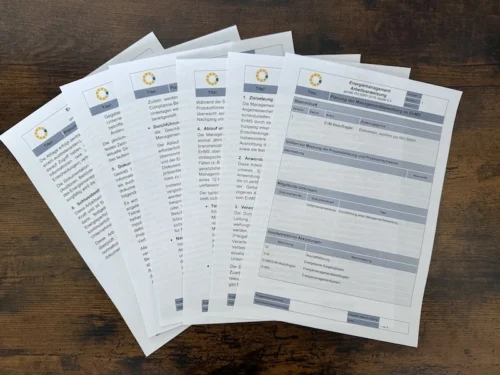 Vorlage Energiemanagement Arbeitsanweisung, Arbeitsanweisung ISO 50001 Word, Vorlage Arbeitsanweisung Word