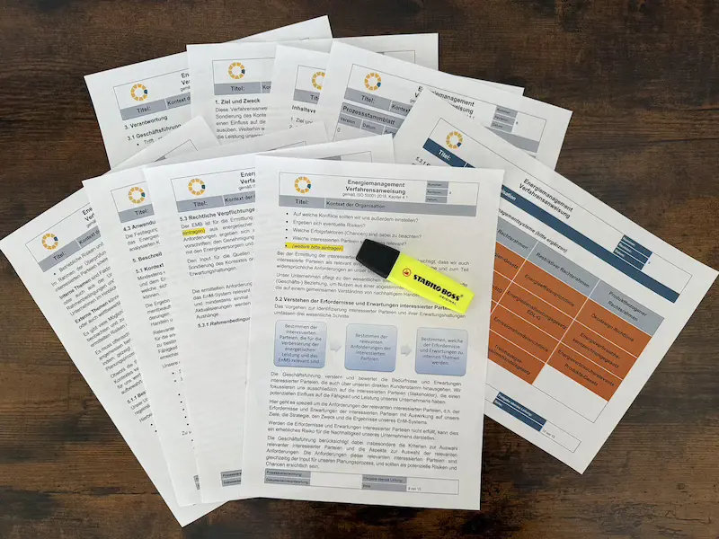 Betriebliche Planung ISO 50001, ISO 50001 operative Planung, Energiemanagement betriebliche Planung, ISO 50001 Planung und Umsetzung, operative Energieplanung ISO 50001